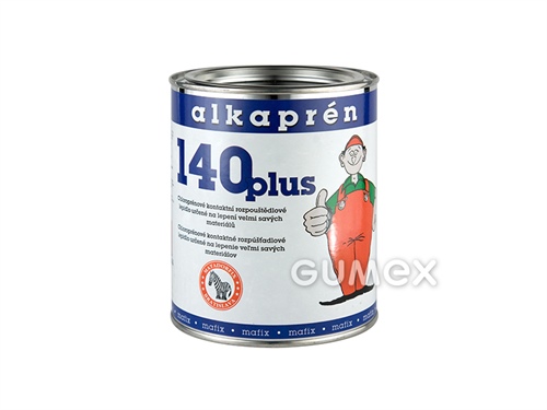 Beztoluenové lepidlo Alkaprén 140 PLUS, lepí velmi savé materiály, 0,5l, beton, plst, jekor, dřevo